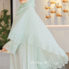 Ready Stocks Zehra Cape Mint Green