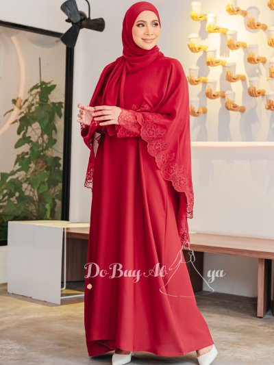 Zehra Cape Red