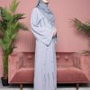 Karya Abaya Silver Blue