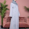 Karya Abaya Silver Blue
