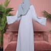 Karya Abaya Silver Blue