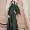 Layla Abaya Dark Green