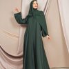 Layla Abaya Dark Green