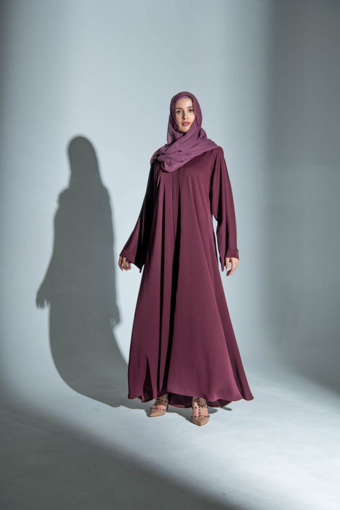 Layla Abaya Burgandy