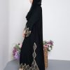 Burj Abaya Beige Embriodery