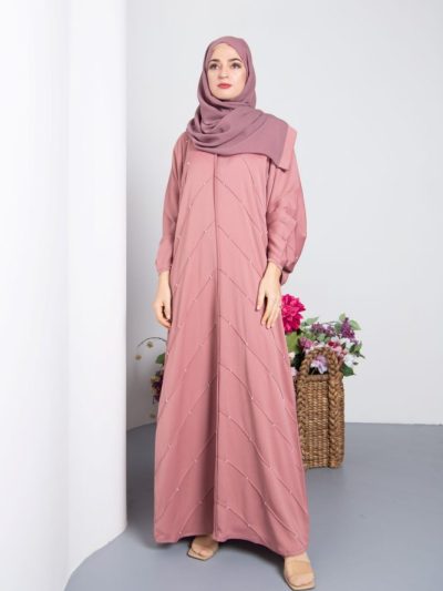 Vive Bloke Abaya Pink