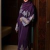 Angeline Dark Purple - Silver Lace