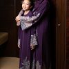 Kids Angeline Dark Purple - Silver Lace