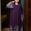Kids Angeline Dark Purple - Silver Lace