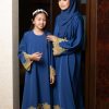 Kids Suri Navy Blue - Gold Lace