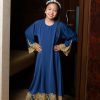 Kids Suri Navy Blue - Gold Lace