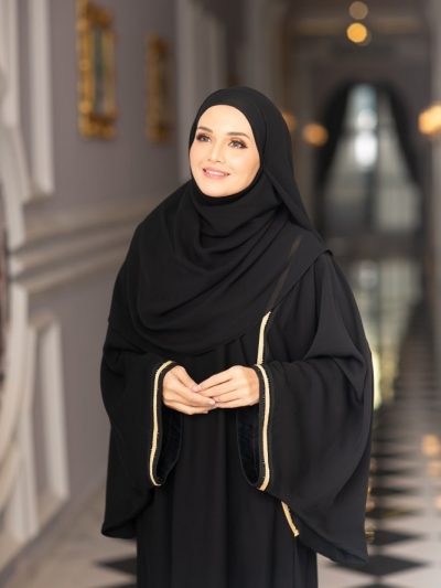 Kaftan Farasha Abaya Basic - Yellow Line