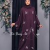 Katniss Abaya Plum