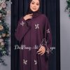 Katniss Abaya Plum