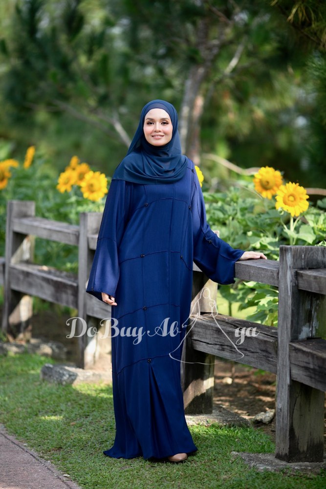 Bloke Abaya Dark Blue