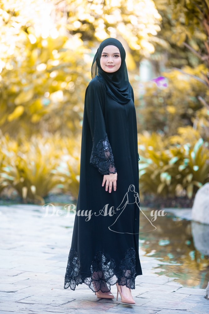 Organza Lace Abaya