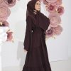 Duchess Abaya in Burgundy
