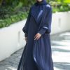 Inara Cuff Sleeves Dark Blue ( Double Layer )
