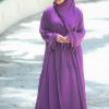Inara Feathery Sleeves Purple