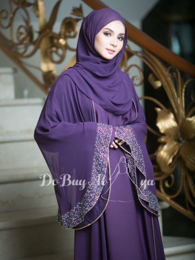 Gemerlapan Abaya Purple